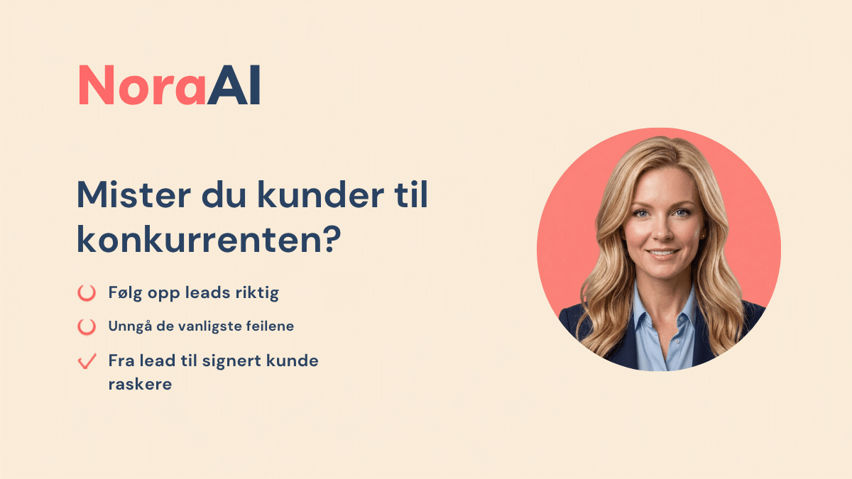 Illustrasjon som viser hvorfor det er viktig å følge opp leads raskt for å unngå å miste kunder til konkurrenten